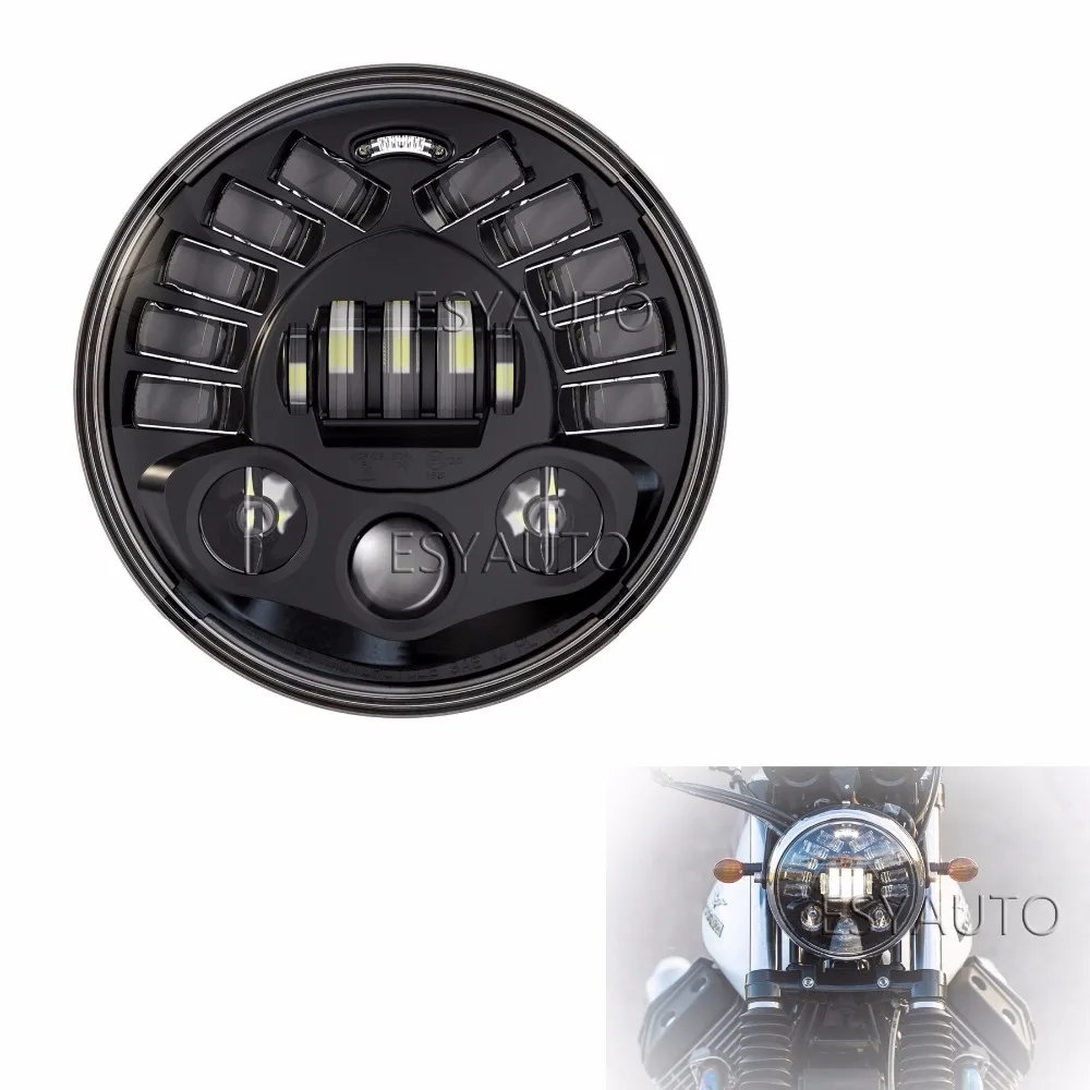 

1 piece 5.75inch 70W Waterproof LED Motorcycle Headlight Headlamp Low/High Beam White DRL Color For Motorcycle