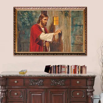 

Jesus Christ Painting the Portrait of Jesus Home Decor Catholic Wall Art Pictures Painting Print Giclee Art Posters and Prints