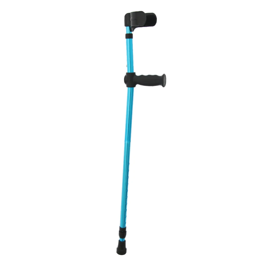 Elderly Handicapped Disabled Adults Foldable Walking Forearm Crutches Stick Support Legs After Injury or Surgery