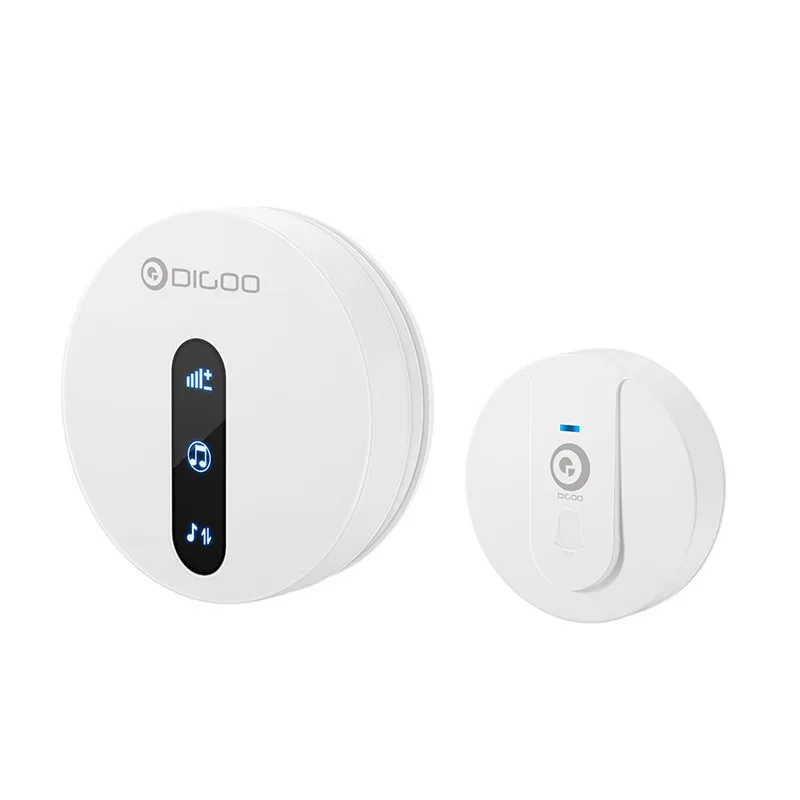 DIGOO DG-SD10 передатчик автономный Водонепроницаемый дверной звонок EU/US/UK вилка раздвижная КНОПКА 58 мелодий 4 уровня громкости дверной Звонок