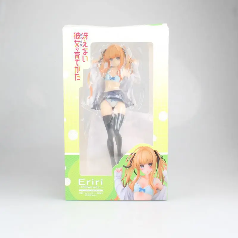 Аниме Saenai Heroine no Sodatekata Sawamura Spencer Eriri Подушка Ver. Сексуальная ПВХ фигурка Коллекционная модель игрушки кукла 24 см