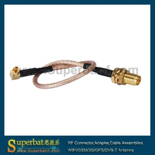 Superbat RF коаксиальный кабель RP-SMA разъем(разъем) для MC карта разъем соединительного кабеля для варианта беспроводной 15 см