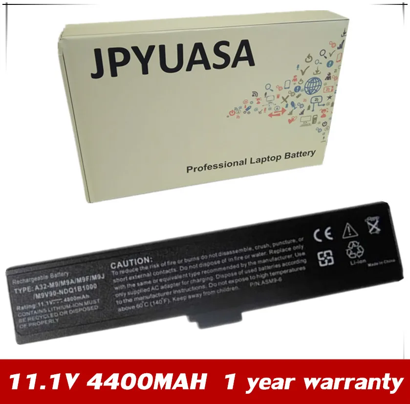 7XINbox 11 1 V 4400mAh аккумулятор для ноутбука A32-M9 A32-W7 ASUS M9 M9A M9F M9J M9V W7 W7E W7F W7J W7S W7SG 70-NHQ2B1000M |