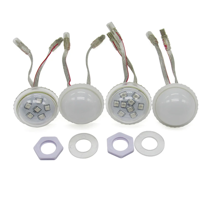 

12V 45mm 6LEDs 9LEDs UCS1903 rgb led pixel module light,5050 smd rgb led amusement ride light lamp,diameter 45mm,waterproof IP67