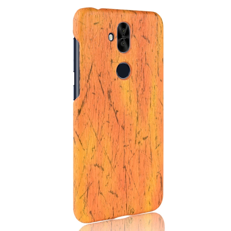 Asus Zenfone 5 Lite ZC600KL 6inch Wood grain PU leather +PC case_95