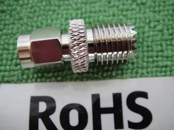 

50PC SMA MALE TO MINI-UHF FEMALE COAX ADAPTER RF CONNECTOR 4 MINI PL259 MALE UB5