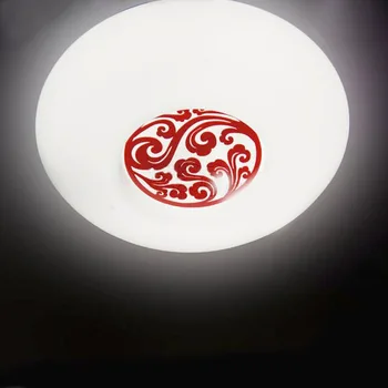

Chinese style lighting lamps modern simple bedroom study walkway kitchen acrylic ceiling lamps red clouds zcl