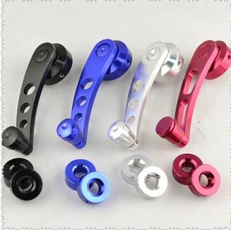 

2 Pieces car windows aluminum windows shake hand crank handle Universal windows rocker aluminum hand grip