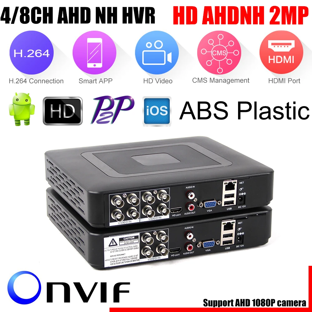 1080N H.264 AHDNH 1080N безопасности 4CH 8CH CCTV DVR 4 канал Mini DVR CCTV DVR 8-канальный сетевой видеорегистратор 1080P DVR для AHD/аналоговый Камера