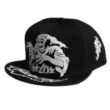 Флуоресцентная бейсбольная кепка в стиле панк, уличный стиль, для танцев на открытом воздухе, плоская Женская и Мужская хип-хоп кепка, Всесезонная Кепка, горячая распродажа