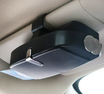 

by DHL or Fedex 50pcs Car Eyeglasses Clip Ticket Card Clamp ABS Car Glasses Cases Car Sun Visor Sunglasses Holder Accessories