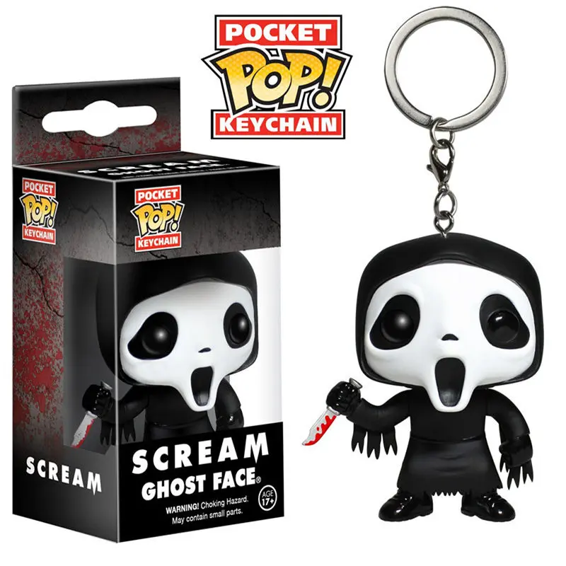 бледный розовато-серый Funko POP брелок с героями Marvel Stranger Things Eve Chivalrous Harri potter MALEFICENT IT CHUCKY Фигурки игрушки с коробкой - Цвет: бледный розовато-серый