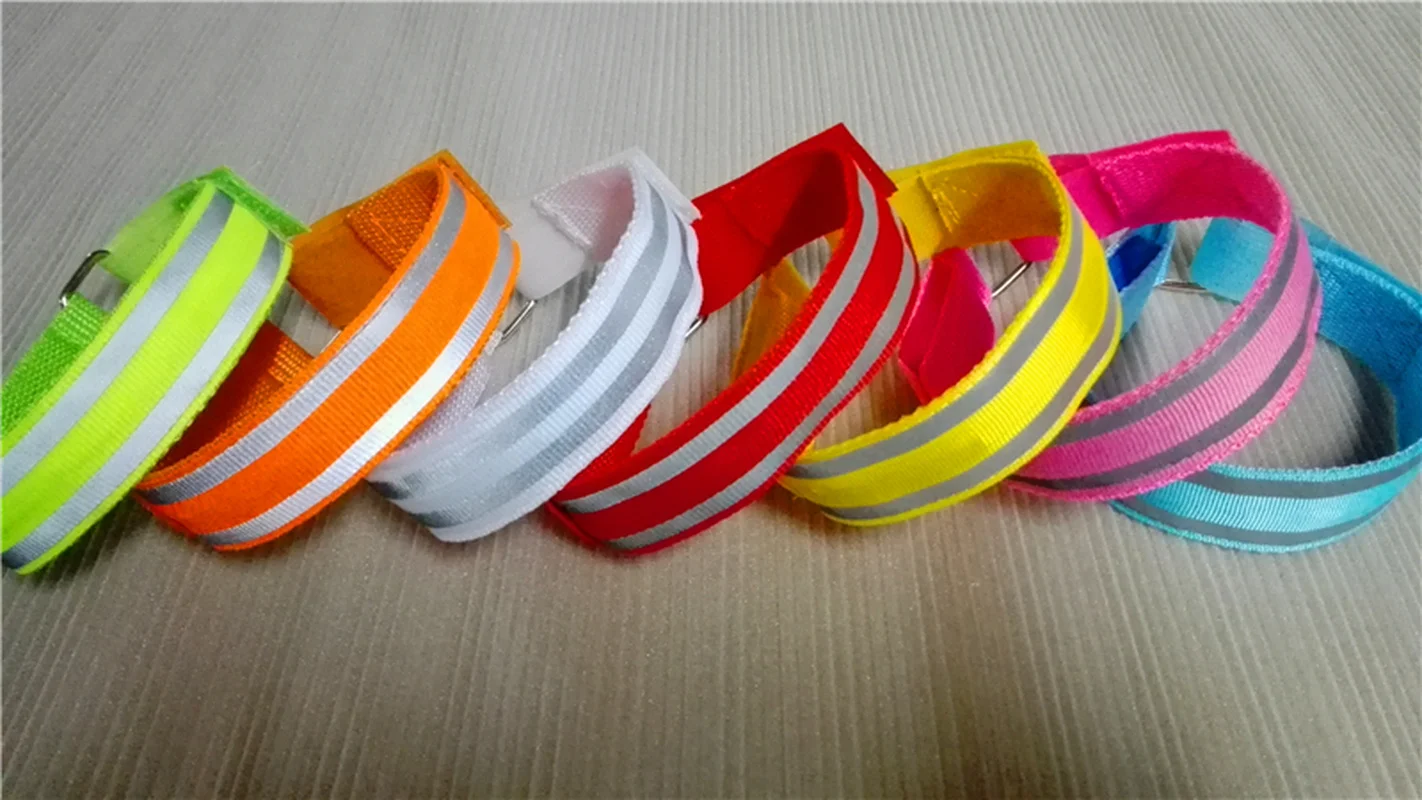 Perfect 1 Pack Glowing Bracelets Sport LED Wristbands Adjustable Running Light for Runners Joggers Cyclists Bike Warnning Light Battery 2 Perfect 1 Pack Glowing Bracelets Sport LED Wristbands Adjustable Running Light for Runners Joggers Cyclists Bike Warnning Light Battery 2
