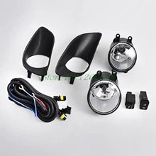 One Pair Auto Car Front font b Bumper b font Fog Light Clear w Switch For