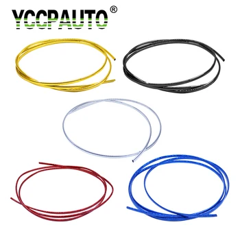 

YCCPAUTO Car-Styling Interior Strips Air Conditioner Outlet Vent Grille Trim Decoration Strip Stickers Silver Black Red Blue