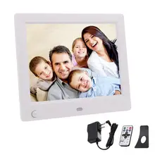 8 дюймов часы музыкальный видеоплеер цифровой 82 Вт x 2 5 V, 2A MP3 фото до 32G в формате JPG, JPEG, TXT до 32G Рамка