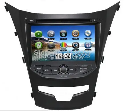 Автомобильный DVD Для SsangYong new Actyon 2014 Радио Навигации GPS ПК Bluetooth TV USB SD 3 Г Хост HD
