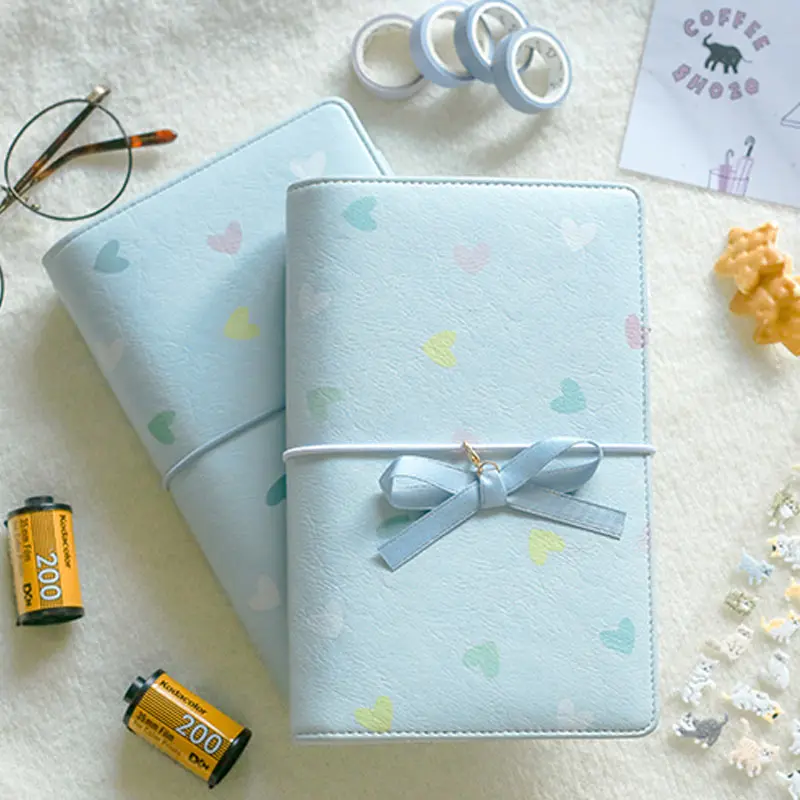 

Lovedoki Cute A6 Planner Blu Love Spiral Notebook Pocket Diary Gift Note Book Student Journals Office And School Stationery Yiwi