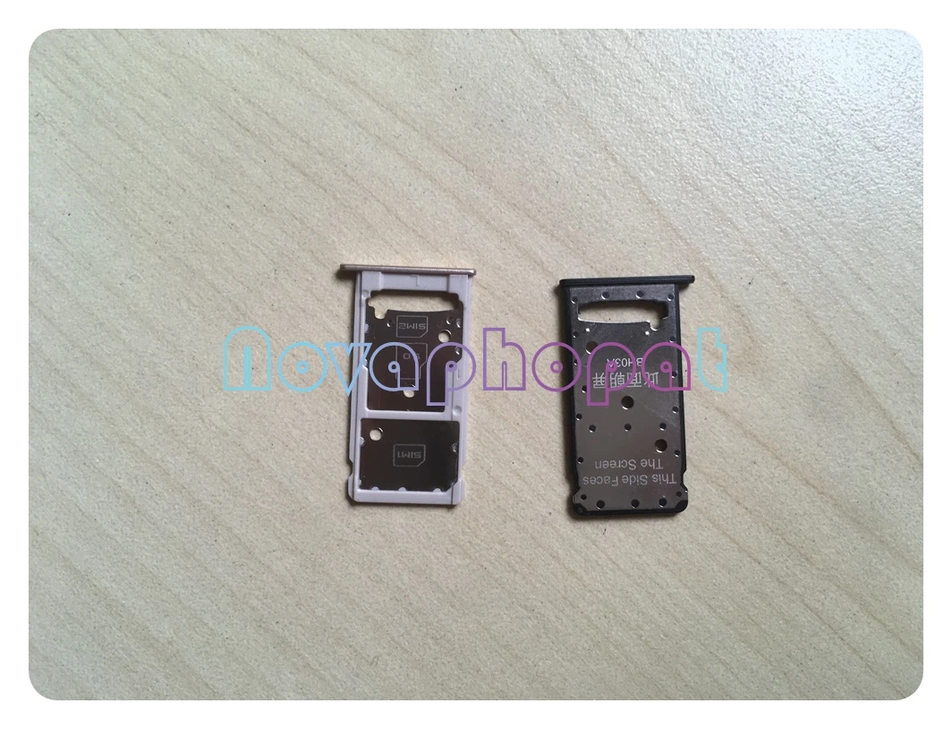 Novaphopat для Huawei Y7 Prime 2017 / 2018 SIM карты лоток держатель слот Micro SD Сменный адаптер