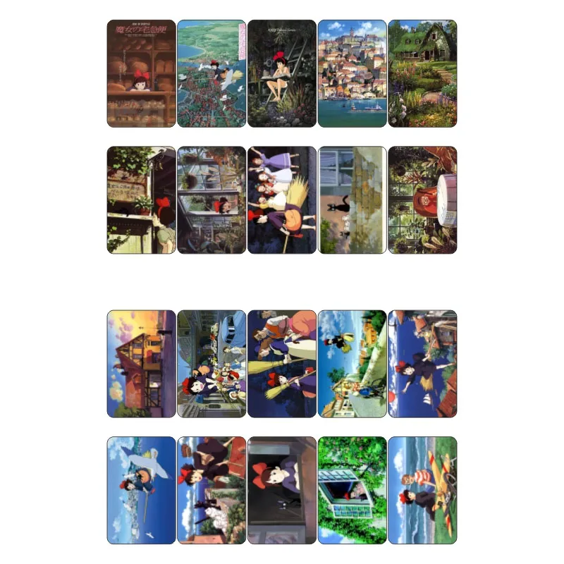 

1PCS Kiki's Delivery Service Movie Theme Poster DIY Waterproof Sticker Post It Decor Scrapbooking Notebook Mohamm Sticker Flakes