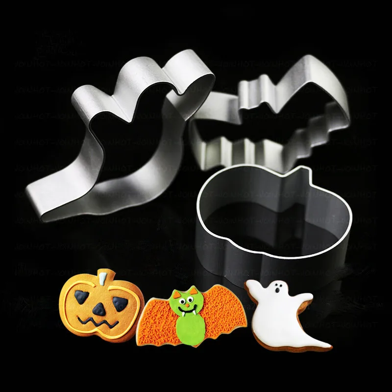 

1PC Halloween Ghost Pumpkin Cross Sugar Cookies Cutter Cake Decorating Mold Cake Fondant Jelly Soap Mould Tools Baking Tools