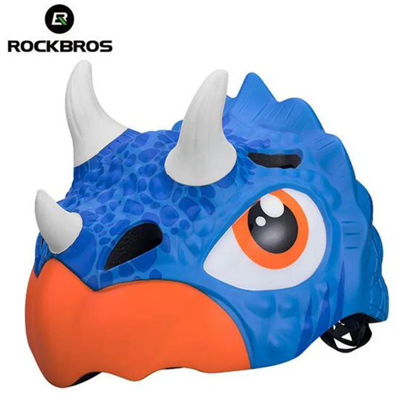 

ROCKBROS Child Bike Helmets Cartoon Cycling Riding Skating Children's Helmets Breathable Safety Bicycle Helmet