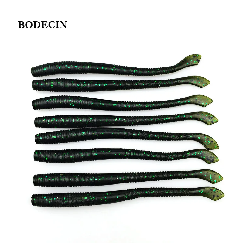 8pc Lure Silicone Lures For Fishing 95mm2g Soft Bait Worms Fake Artificial Baits Carp Cheap Swimbait Tackle Sea Bass Fish Shad (12)