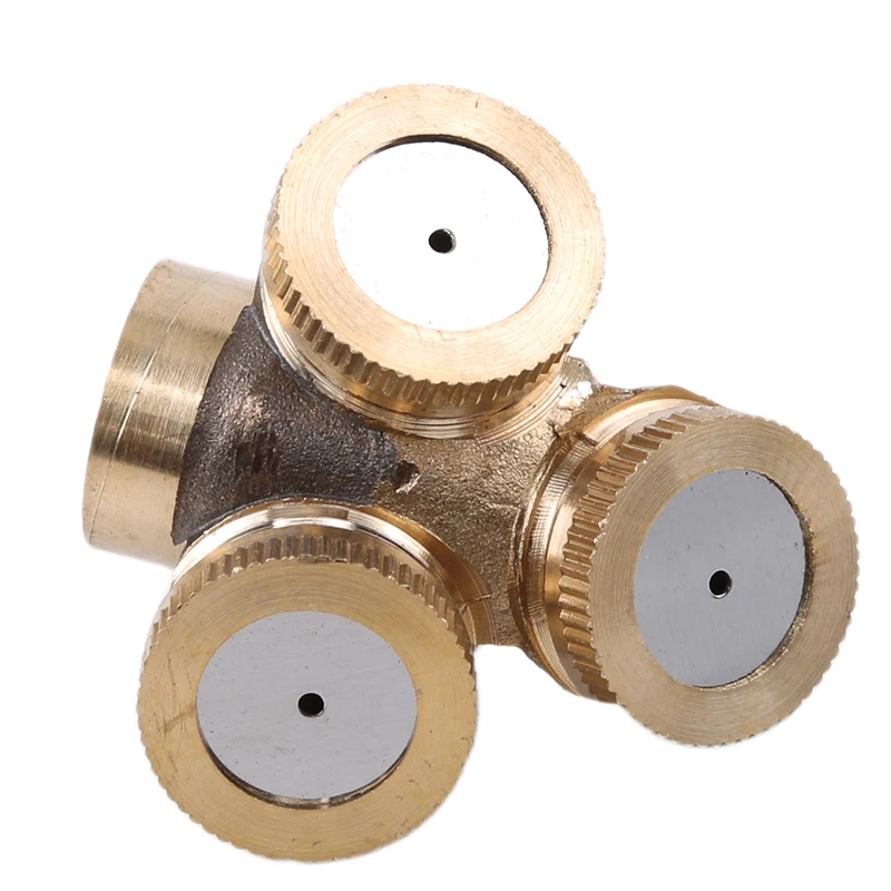 1/2/3 Holes Brass Adjustable Sprayer Agricultural Mist Spray Nozzle Garden Irrigation System