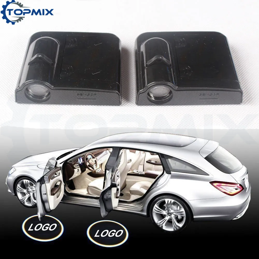

2pcs No Drill Type Wireless Car Door Logo Ghost Shadow Welcome Light Auto Emblem LED Projector Logo Laser Light for Toyota