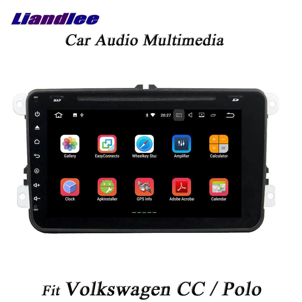 Sale Liandlee Car Android System For Volkswagen CC / Polo Radio BT Wifi CD DVD Player GPS Nav Navi Navigation HD Screen Multimedia 3