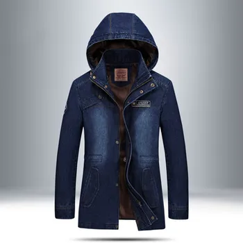 

New Brand Winter Autumn Male Jeans jacket men Plus Size coat Denim men jacket casual Slim fit cowboy coats men business clothing