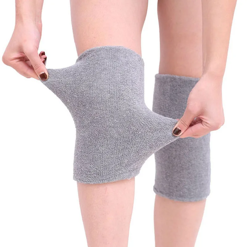 

2pcs/pair Outdoor Knee Pads Sleeve Double Layer Thickened Breathable Thermal Towel Warmer Leg Wrap Protector