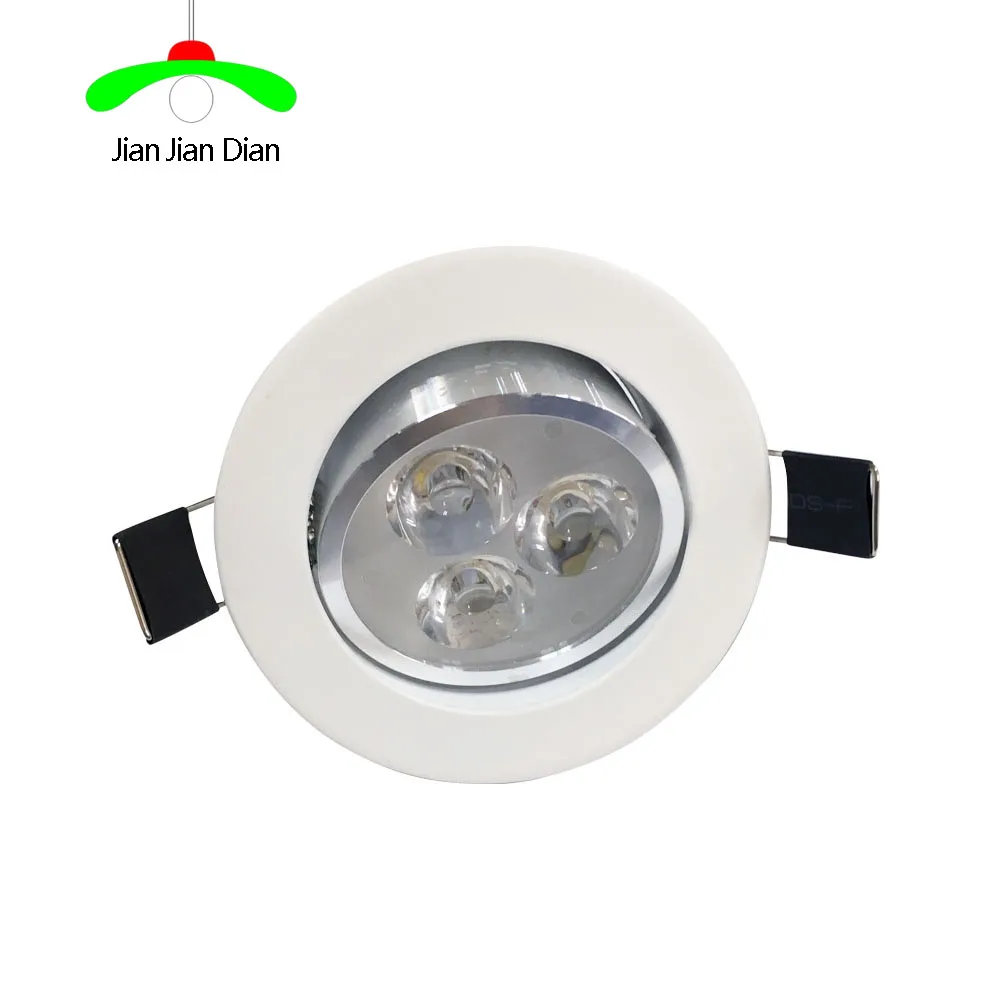 

5pcs/lot 3W LED Ceiling Downlight Epistar Led Ceiling Lamp Recessed Spot Light 110V 220V 230V 240V For home illumination