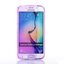 UMGG 360 полная Защита силиконовый раскладушка противоударный чехол для Samsung Galaxy S6 edge G9280 G9287 для Samsung S6 edge plus