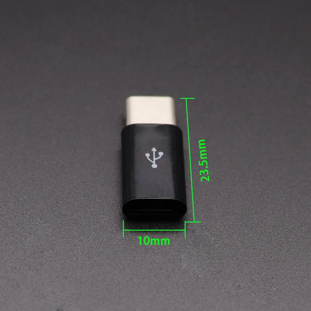 Адаптер USB C к Micro кабель конвертер Type адаптер для Macbook Samsung s8 Huawei p10 p9 OTG