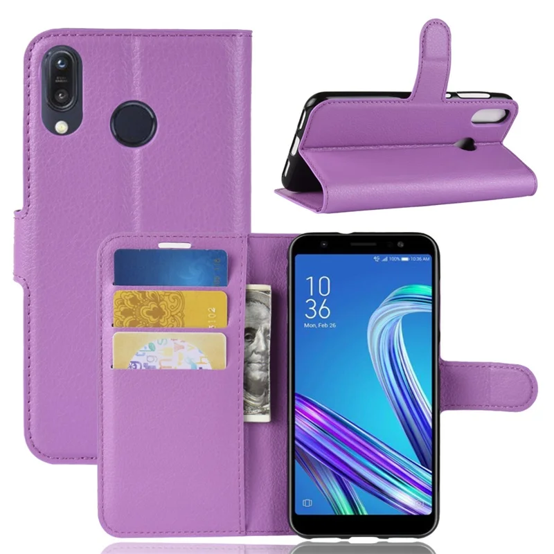 Чехол для ASUS Zenfone Max M1 ZB555KL откидной кожаный чехол с полной защитой ZB555 KL задняя крышка|Чехлы-портмоне| |