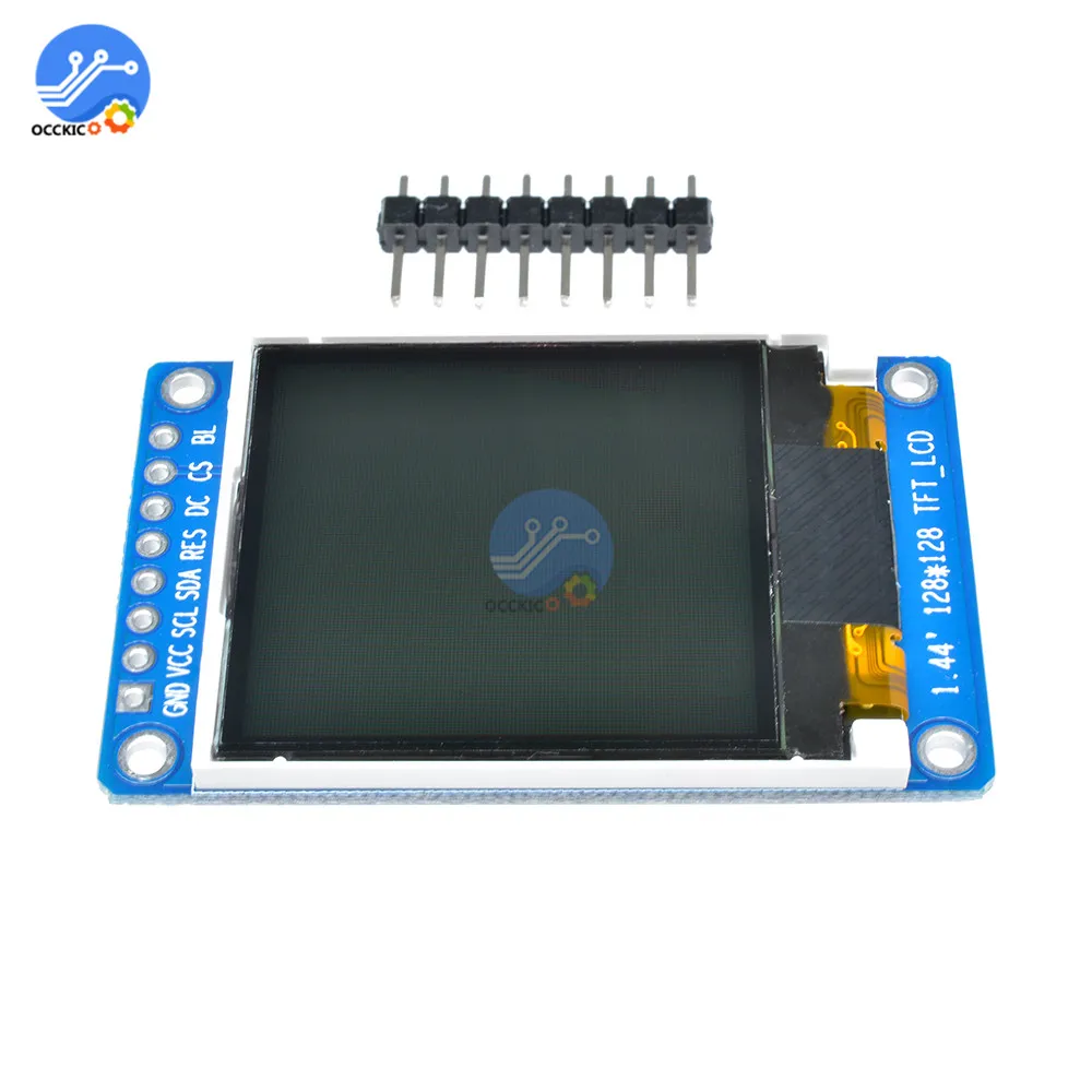 3,3 в 1,44 дюйма TFT lcd дисплей модуль 128*128 полноцветный Sreen SPI совместимый для Arduino ST7735S lcd плата контроллера