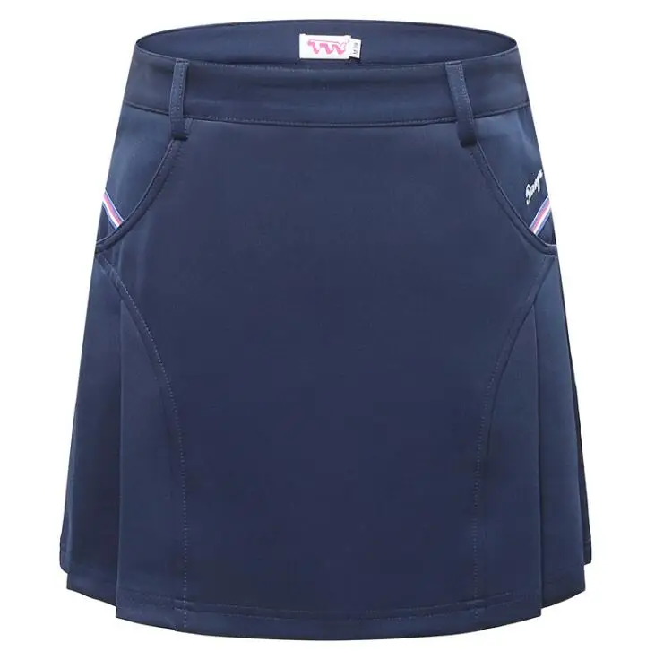2019 Spring Summer Golf Pleated Skirt with Safety Short Women Sportswear Korean Outdoor Golf Tennis shorts Skirt Send Belt 2019 Spring Summer Golf Pleated Skirt with Safety Short Women Sportswear Korean Outdoor Golf Tennis shorts Skirt Send Belt