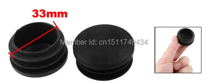 Best Promotion Wholesale Price Furniture 35mm Diameter Black Plastic Screw Type Cap Cover 50 Pcs | Обустройство дома