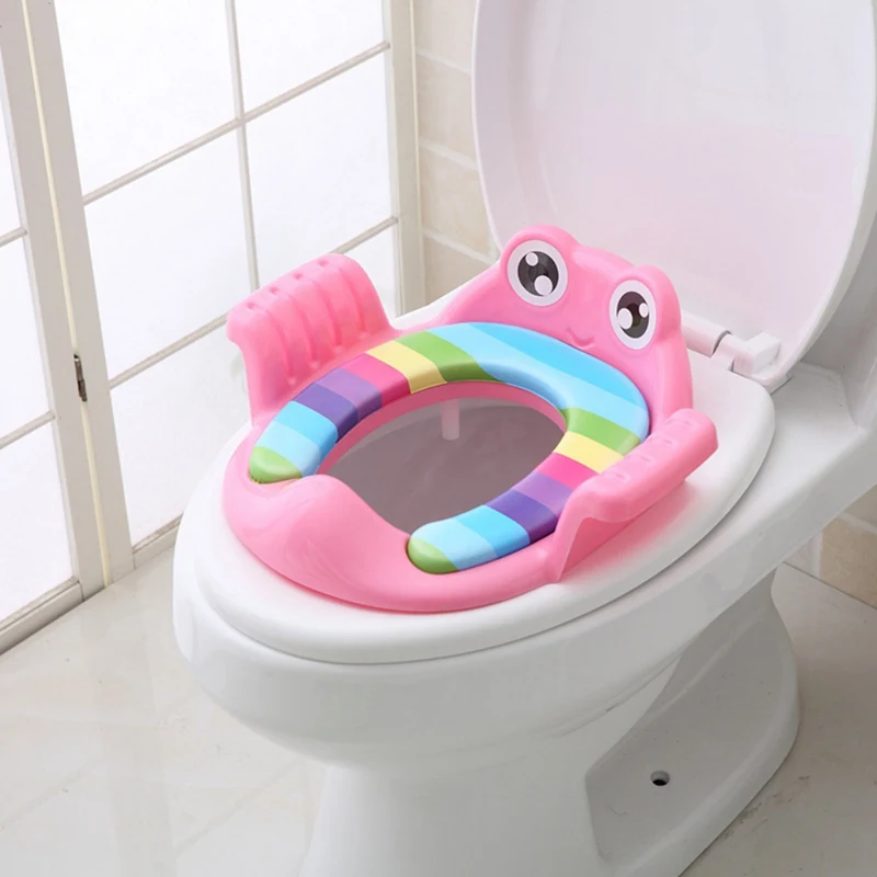 

Cute Cartoon Baby Travel Potty Children's Urinal Trainer Kids Training Toilet Seat Covers PP 1-6Y 2019