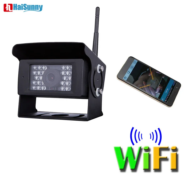 Haisunny wireless backup camera for truck rv camper trailer wifi