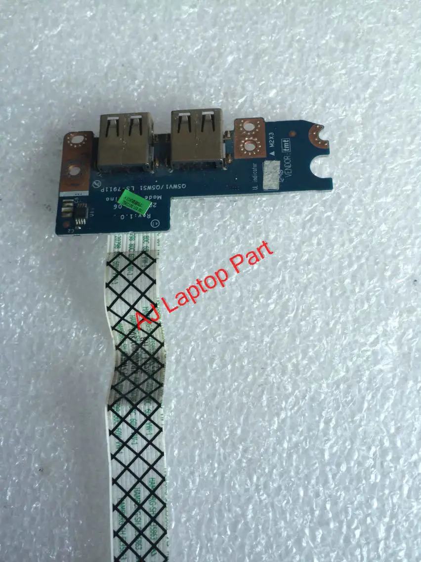 USB доска с гибким кабелем для ноутбука ACER Aspire NV56 NV56R10u V3-531 V3-571 V3-571G Q5WV1 Q5WS1 LS-7911P