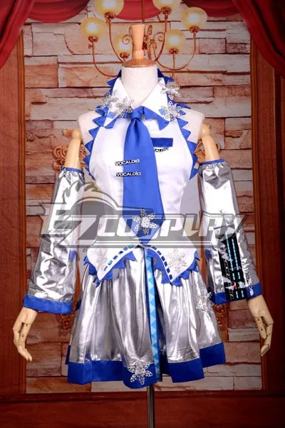 

Vocaloid Snow Miku Deluxe Cosplay Costume E001