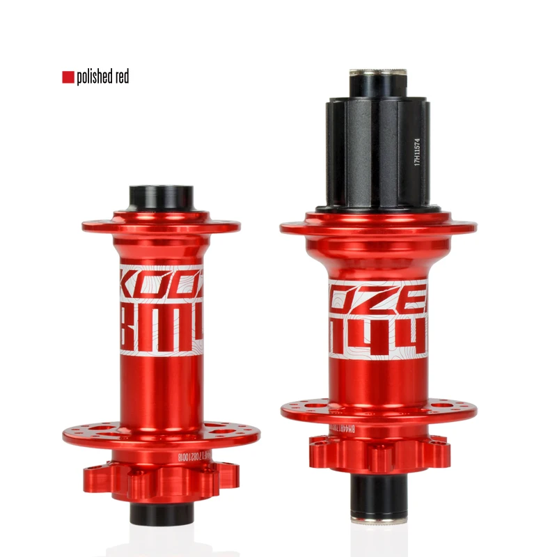 KOOZER BM440 MTB горный велосипед BOOST концентраторы 32h отверстие дисковый подшипник ступицы передний задний 6 Болт ПЕРЕДНЯЯ СТУПИЦА 15*110 Задняя Ступица 12*148 мм через - Цвет: Red pair SHIMANO