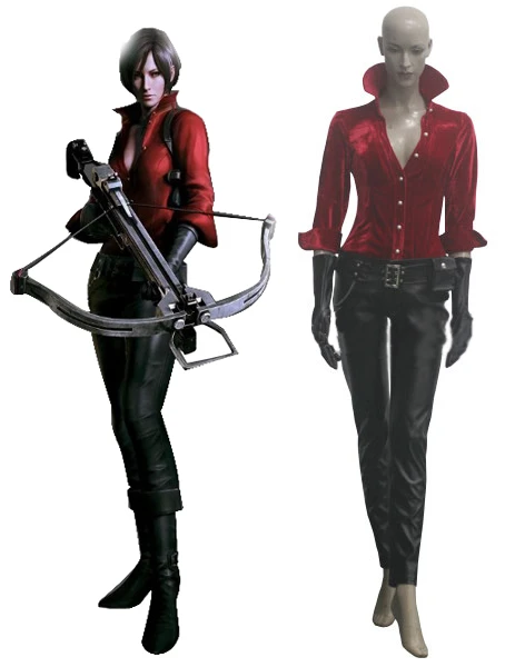 Resident Evil 4 Remake Ada Wong Cosplay Costume Sweater Dress Set with  Gloves