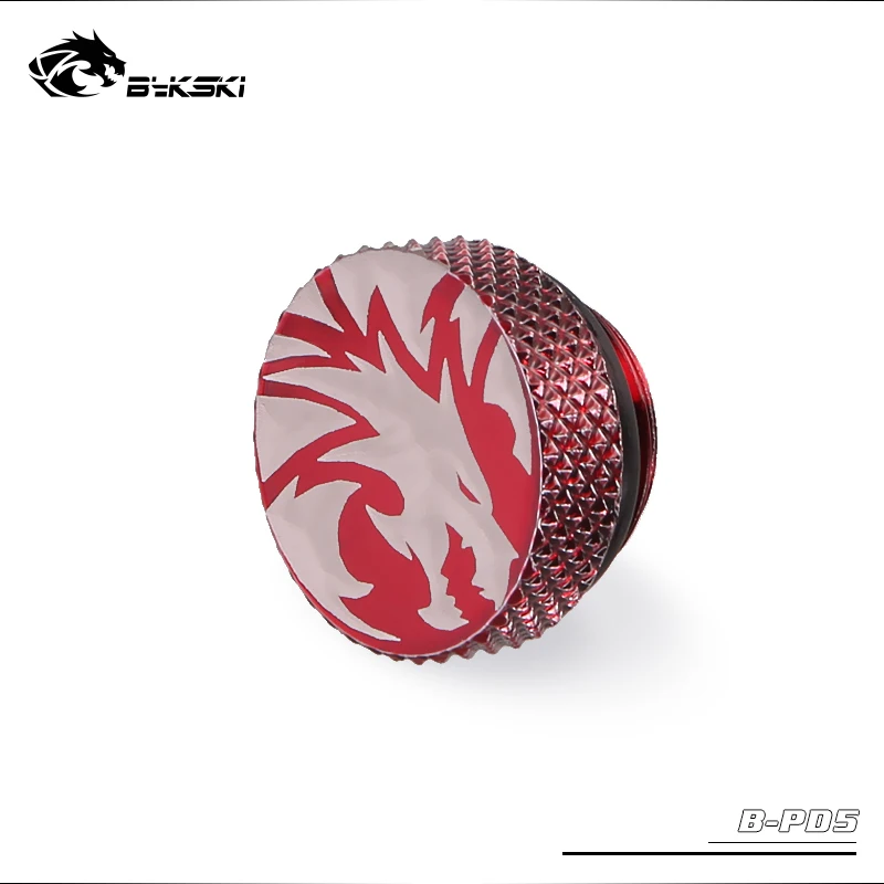 BYKSKI Red Version G1/4 Plug / Hose фитинг/od14 мм фитинг для жесткой