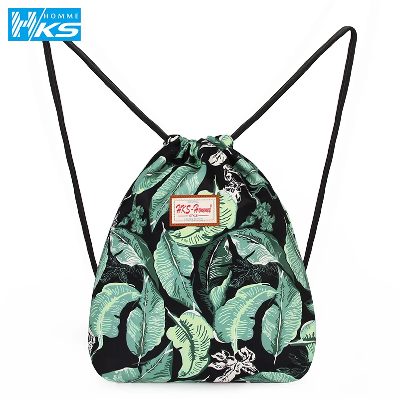 

2020 New Waterproof Swimming Backpack Drawstring Sport Bag Travel Portable Bag SchoolBag Small fresh Travel bag Student bag