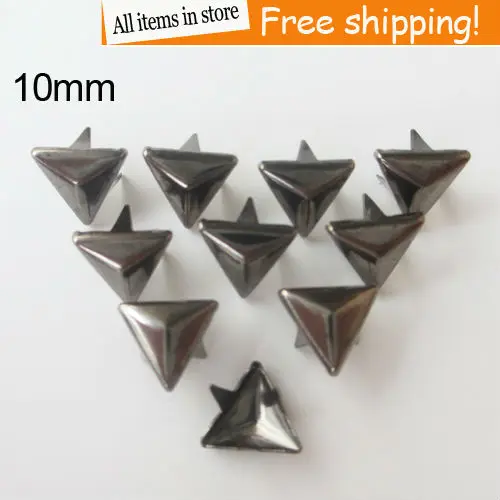 

Free shipping 1000pcs opposite angles lenghth 10mm tingle stud rivet metal stud