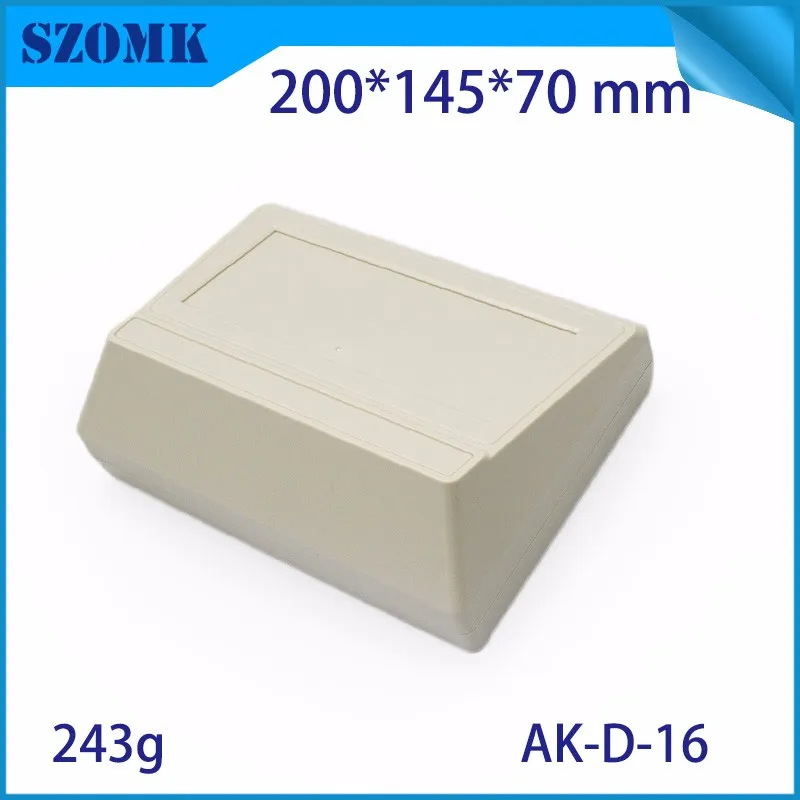 szmk plastic desktop enclosure electronics junction box instrument housing plastic abs control box hot sale project box plastic housing (12)