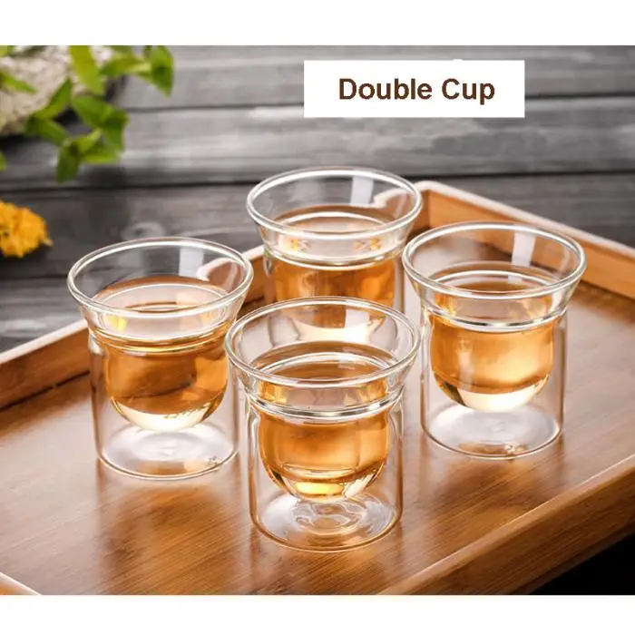 80 мл стеклянная термостойкая чашка с двойными стенками, чашка для чая, здоровая элегантная прозрачная чашка для питьевой воды, чашки для чая с цветами, стеклянная посуда